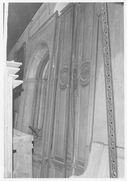 lambris du choeur, vue partielle