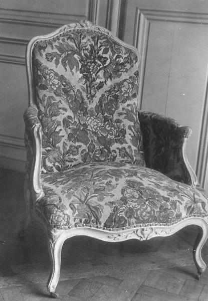 fauteuil (bergère), vue générale