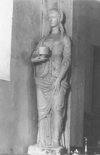 statue : sainte Marie Madeleine, vue générale - © Ministère de la Culture (France), Médiathèque du patrimoine et de la photographie (objets mobiliers), tous droits réservés