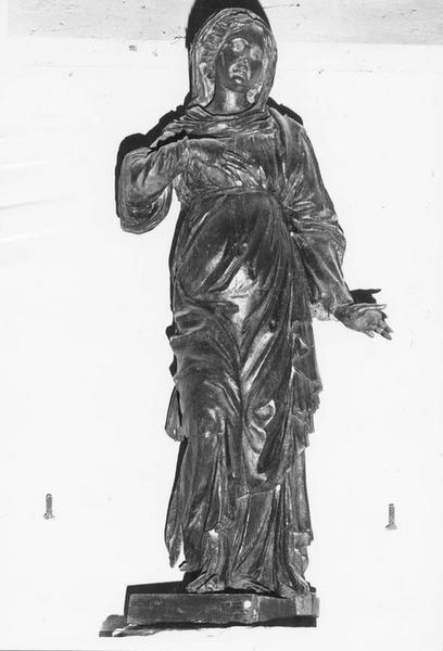 groupe sculpté : Vierge de l'Assomption, vue générale
