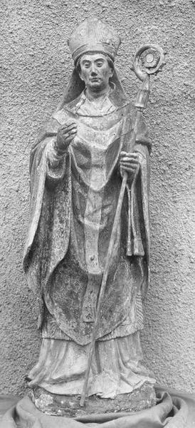 statue : saint Aubin, vue générale