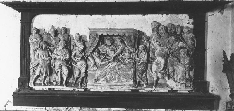 Retable : la Mort de la Vierge