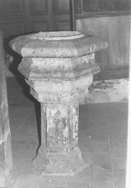 bénitier, vue générale