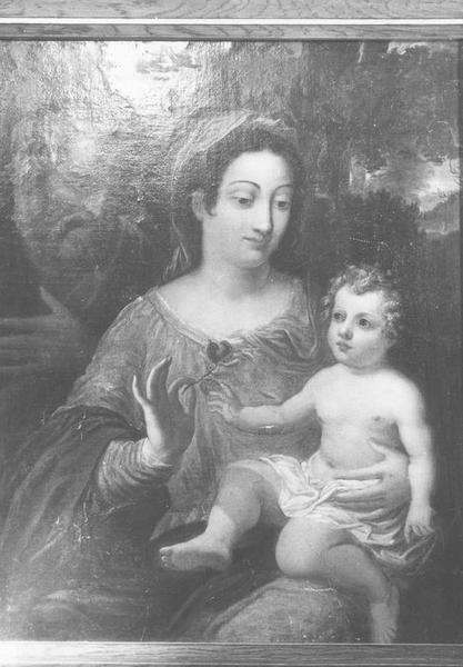 tableau : Vierge à l'enfant, vue générale