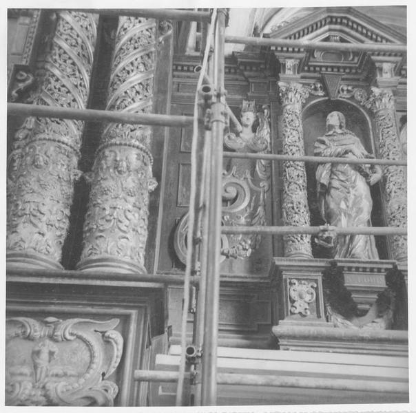 retable du maître-autel (contretable), détail