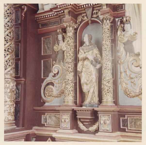 retable du maître-autel (contretable), détail