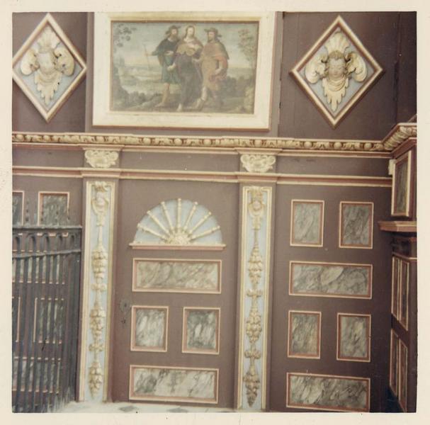 retable du maître-autel (contretable), détail