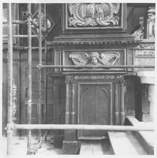 retable du maître-autel (contretable), détail