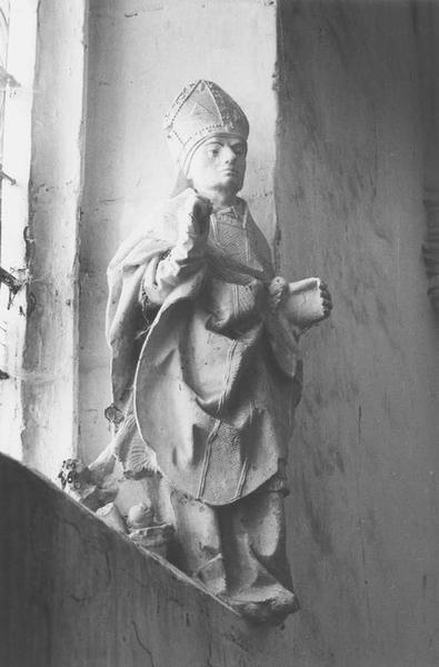 statue : saint Nicolas, vue générale