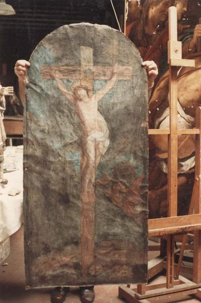 tableau : la Crucifixion, vue générale