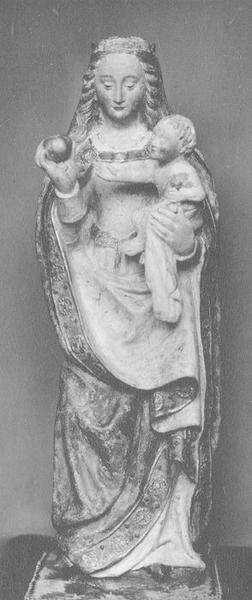 Statue (petite nature) : Vierge à l'Enfant