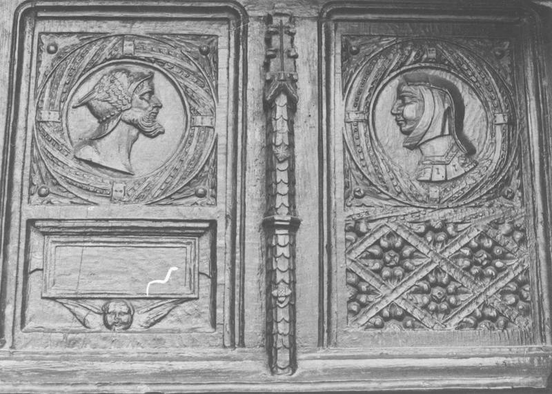 vantaux de la porte principale, détail