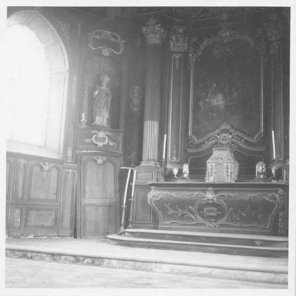 maître-autel, tableau : Adoration des bergers, vue générale