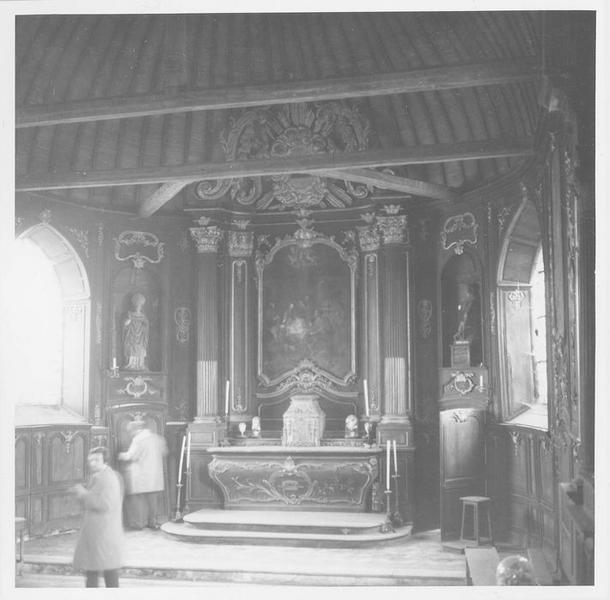 maître-autel, tableau : Adoration des bergers, vue générale