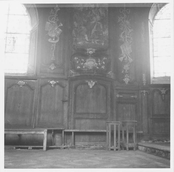 lambris de revêtement, vue partielle