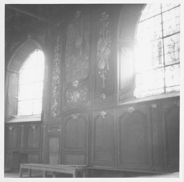 lambris de revêtement, vue partielle