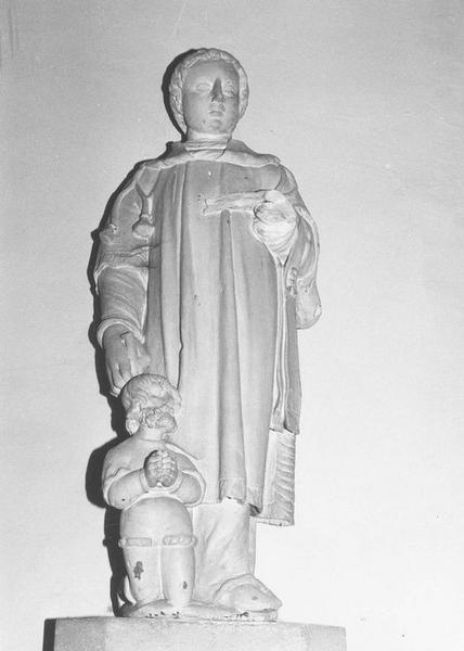 Groupe sculpté : Saint Léonard