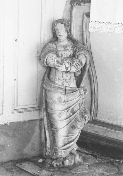 statue : Vierge de la poutre de gloire, vue générale
