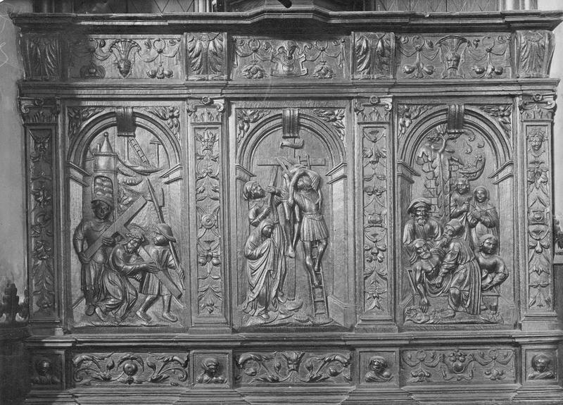 retable, autel latéral, vue générale