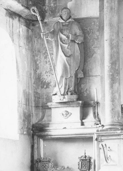 statue : saint Leufroy, vue générale - © Ministère de la Culture (France), Médiathèque du patrimoine et de la photographie (objets mobiliers), tous droits réservés