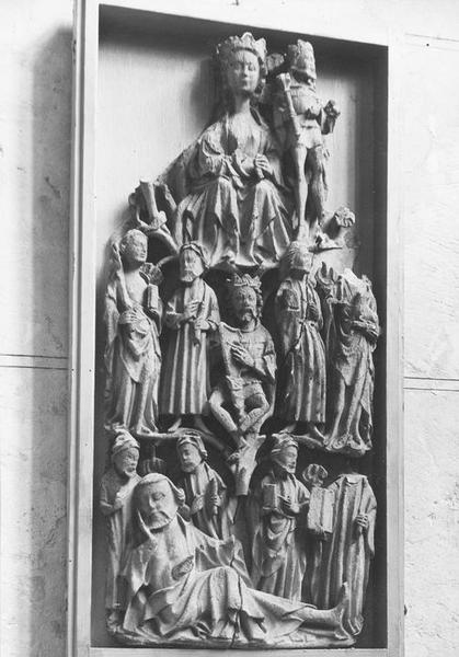 haut-relief : l'Arbre de Jessé, vue générale