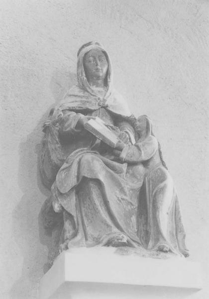 groupe sculpté : sainte Anne et la Vierge, vue générale - © Ministère de la Culture (France), Médiathèque du patrimoine et de la photographie (objets mobiliers), tous droits réservés