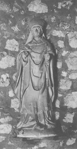 statue : saint Aubin, vue générale