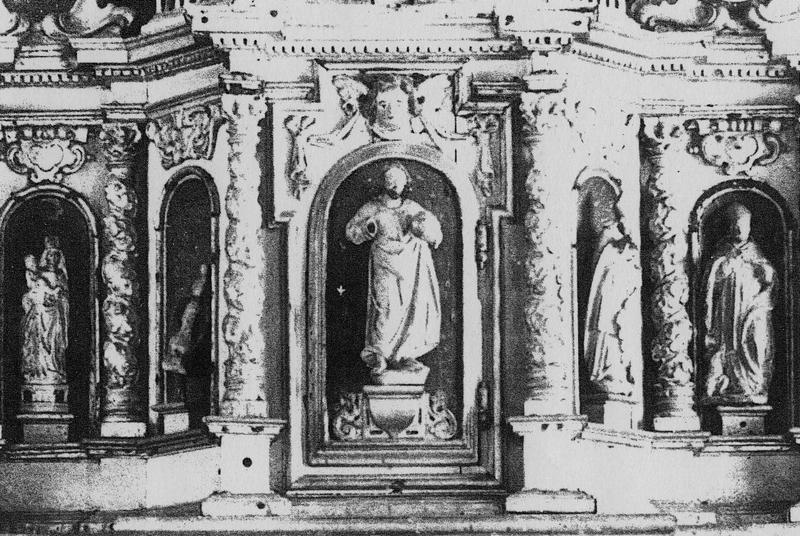 tabernacle du maître-autel, vue partielle