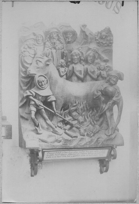 bas-relief : Scène de la vie de saint Eustache