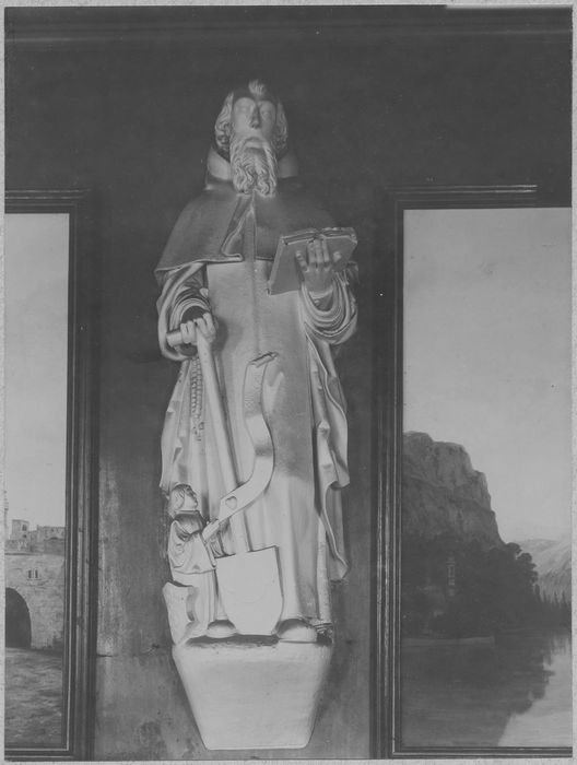 statue : Saint Fiacre - © Ministère de la Culture (France), Médiathèque du patrimoine et de la photographie, diffusion RMN-GP