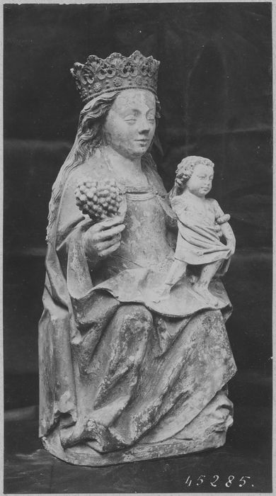 statuette : Vierge à l'Enfant dite Vierge des Vignerons