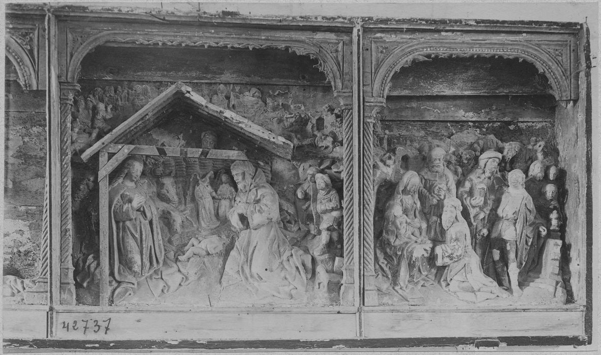 retable : Nativité, Adoration des bergers (l’)