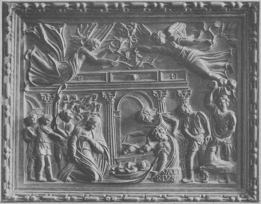 bas-relief : Adoration des bergers