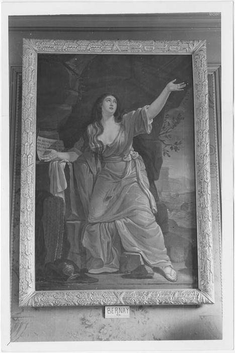 Tableau : Sainte Madeleine renonçant aux vanités du monde