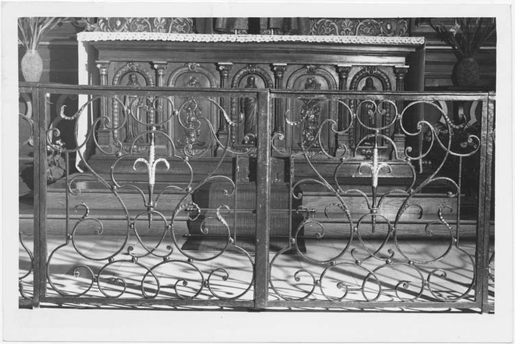 clôture de choeur (grille de communion) - © Ministère de la Culture (France), Médiathèque du patrimoine et de la photographie, Tous droits réservés