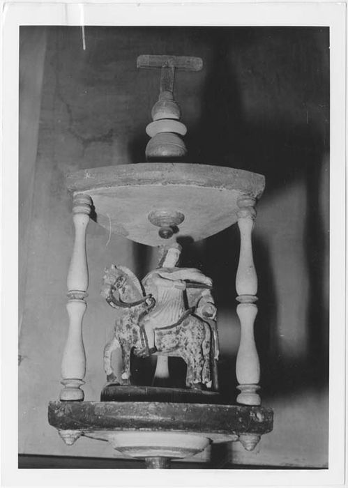 bâton de procession et sa statue (statuette) : Charité de saint Martin - © Ministère de la Culture (France), Médiathèque du patrimoine et de la photographie, Tous droits réservés