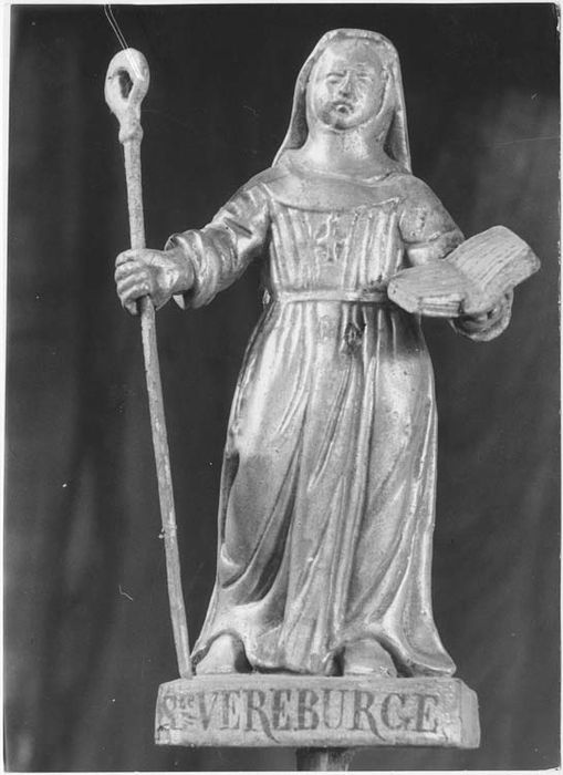 statuette : Sainte Gauburge (ou Vaubourg) dite sainte Vereburge
