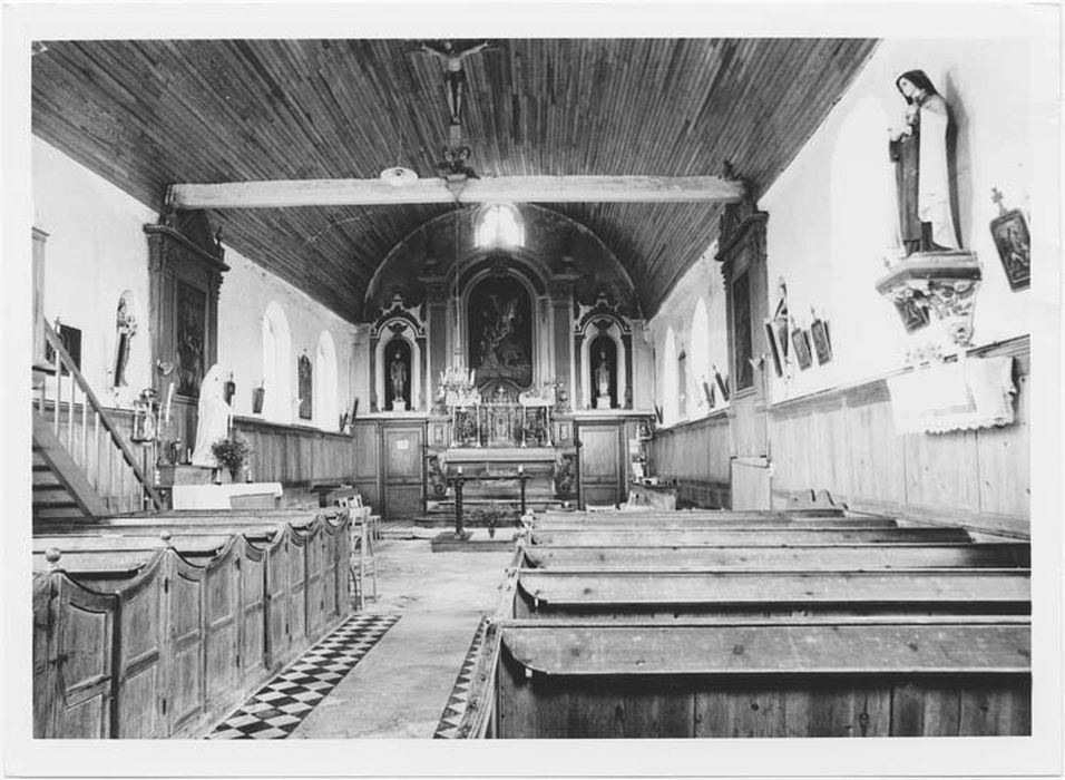 bancs de fidèles - © Ministère de la Culture (France), Médiathèque du patrimoine et de la photographie, Tous droits réservés
