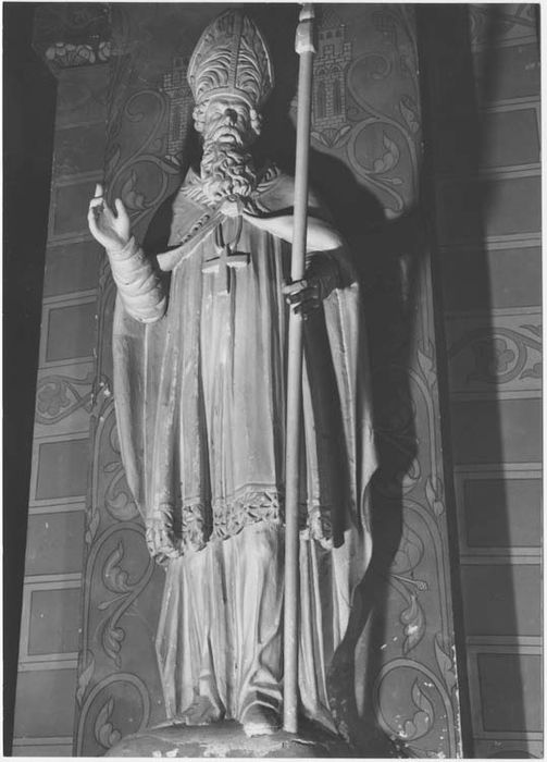 statue : Saint évêque (Saint Sulpice ?)