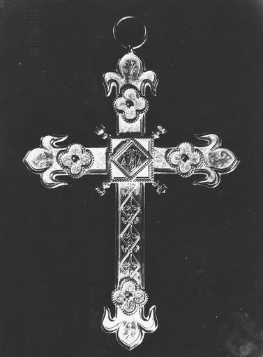 croix pectorale, du cardinal Pie, revers