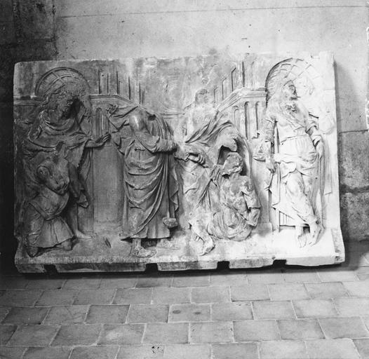 bas-relief : scènes de la vie de saint Pierre et saint Paul, pierre, 1543