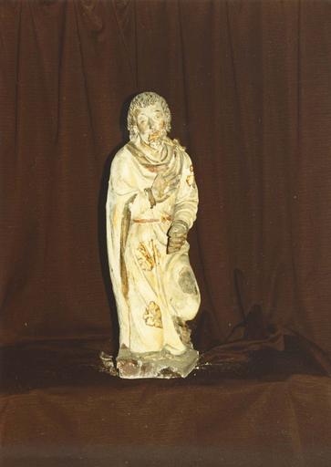 groupe sculpté : la Nativité ou crèche, saint Joseph