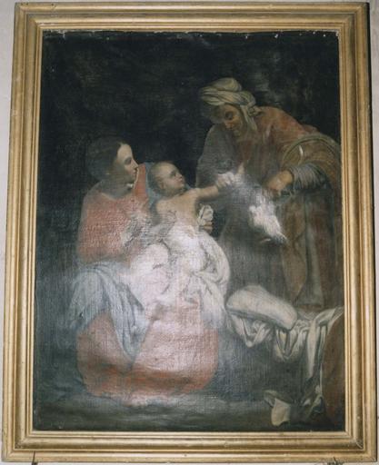 tableau : Vierge à l'Enfant avec sainte Anne tenant une colombe, huile sur toile - © Ministère de la Culture (France), Médiathèque du patrimoine et de la photographie (objets mobiliers), tous droits réservés