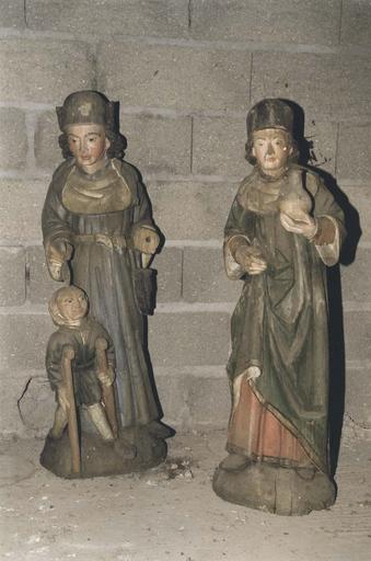 Statues : Saint Côme et saint Damien (?)