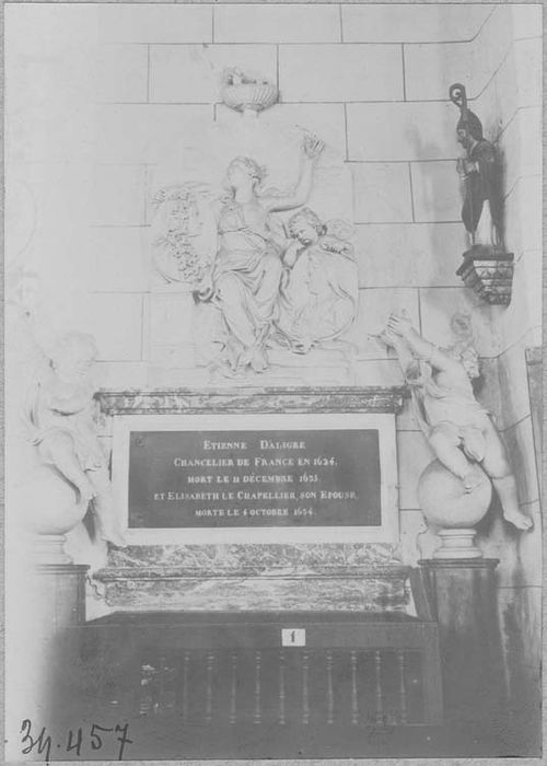 monument commémoratif, d'Etienne Aligre et Elisabeth Le Chappelier