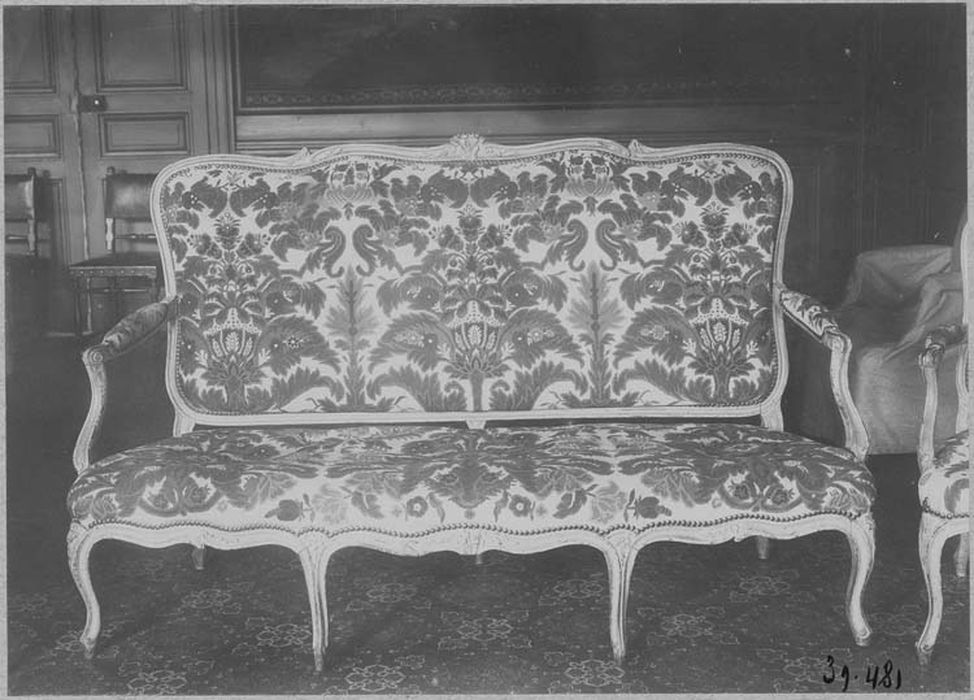 canapé, style Louis XV