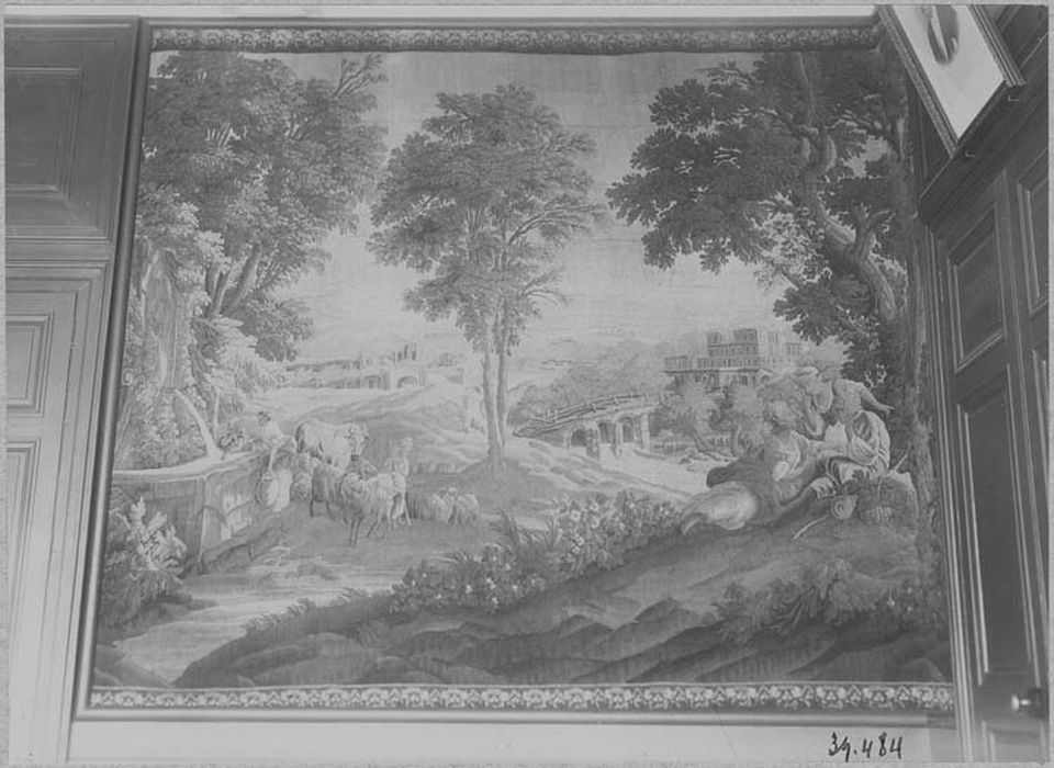 pièce murale : scène champêtre - © Ministère de la Culture (France), Médiathèque du patrimoine et de la photographie, diffusion RMN-GP