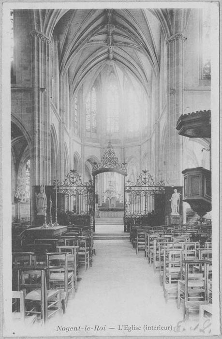 Eglise Saint-Sulpice : Nef, vue générale