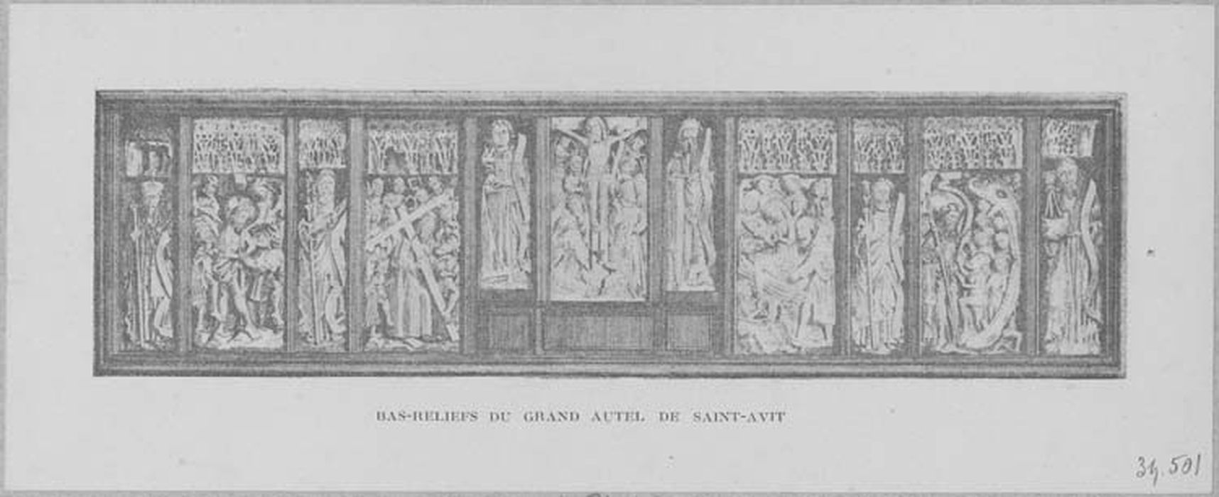 retable : scènes de la vie du Christ, du maître-autel
