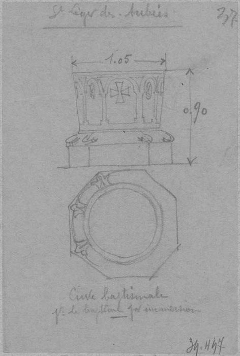 fonts baptismaux - © Ministère de la Culture (France), Médiathèque du patrimoine et de la photographie, diffusion RMN-GP